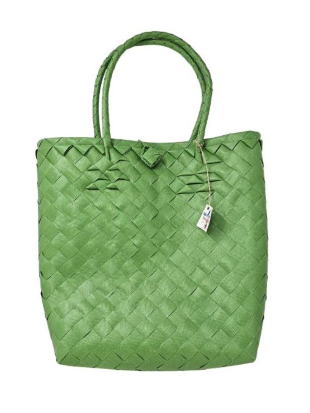 Misenka Moss Green Carry All Handicraft Bayong Bag